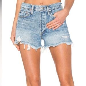 AGOLDE Parker Denim Shorts